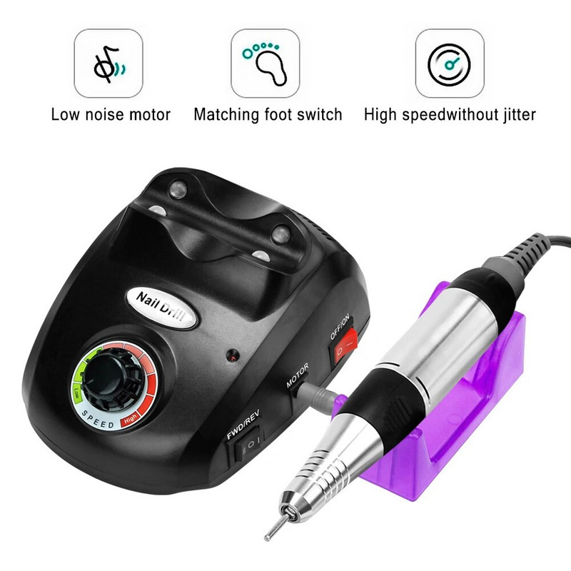 Električna bušilica za nokte 35000 RPM Set glodalica za manikuru Savjeti za nokte Manikura Električna turpija za nokte Pedikura