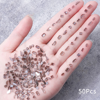 Nagu piekariņi Rhinestones, 50/100 gab. jaukti nagu mākslas kristāli, rotaslietas, dārgakmeņi, dekoratīvi akmeņi nagu dekorēšanai — DIY 2023