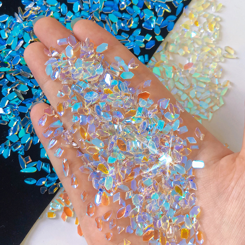 Nagu piekariņi Rhinestones, 50/100 gab. jaukti nagu mākslas kristāli, rotaslietas, dārgakmeņi, dekoratīvi akmeņi nagu dekorēšanai — DIY 2023