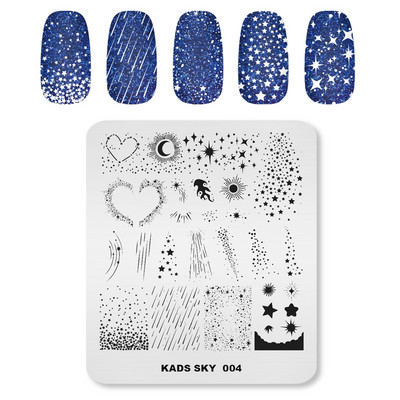 1PC Placă de ștanțare a unghiilor Decorare artistică cu ștanțare cu gel UV pentru ștanțare Apăsați pe vârfurile unghiilor Manichiură Instrument de bricolaj pentru salon