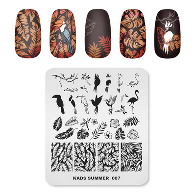 1PC Placă de ștanțare a unghiilor Decorare artistică cu ștanțare cu gel UV pentru ștanțare Apăsați pe vârfurile unghiilor Manichiură Instrument de bricolaj pentru salon