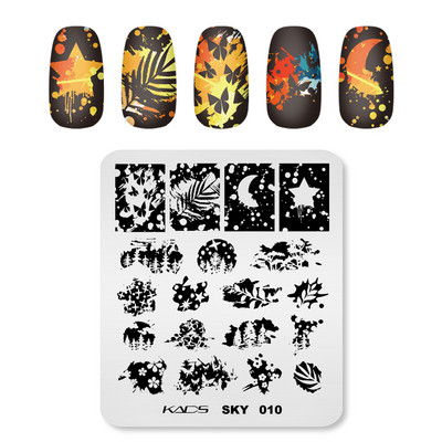 1PC Placă de ștanțare a unghiilor Decorare artistică cu ștanțare cu gel UV pentru ștanțare Apăsați pe vârfurile unghiilor Manichiură Instrument de bricolaj pentru salon