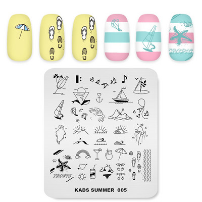 1PC Placă de ștanțare a unghiilor Decorare artistică cu ștanțare cu gel UV pentru ștanțare Apăsați pe vârfurile unghiilor Manichiură Instrument de bricolaj pentru salon