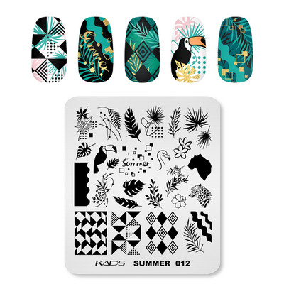 1PC Placă de ștanțare a unghiilor Decorare artistică cu ștanțare cu gel UV pentru ștanțare Apăsați pe vârfurile unghiilor Manichiură Instrument de bricolaj pentru salon