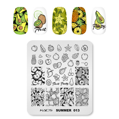 1PC Placă de ștanțare a unghiilor Decorare artistică cu ștanțare cu gel UV pentru ștanțare Apăsați pe vârfurile unghiilor Manichiură Instrument de bricolaj pentru salon