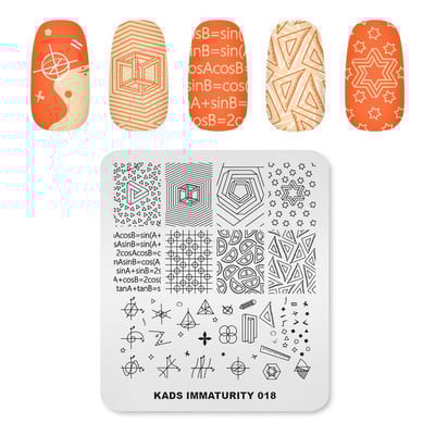 1PC Placă de ștanțare a unghiilor Decorare artistică cu ștanțare cu gel UV pentru ștanțare Apăsați pe vârfurile unghiilor Manichiură Instrument de bricolaj pentru salon