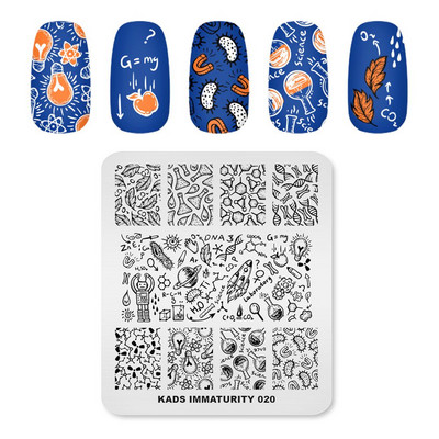 1PC Placă de ștanțare a unghiilor Decorare artistică cu ștanțare cu gel UV pentru ștanțare Apăsați pe vârfurile unghiilor Manichiură Instrument de bricolaj pentru salon