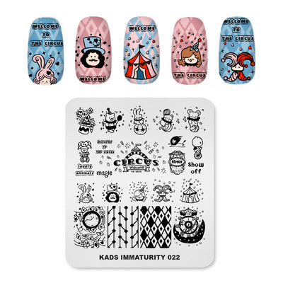 1PC Placă de ștanțare a unghiilor Decorare artistică cu ștanțare cu gel UV pentru ștanțare Apăsați pe vârfurile unghiilor Manichiură Instrument de bricolaj pentru salon