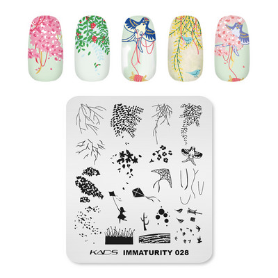 1PC Placă de ștanțare a unghiilor Decorare artistică cu ștanțare cu gel UV pentru ștanțare Apăsați pe vârfurile unghiilor Manichiură Instrument de bricolaj pentru salon