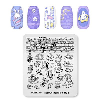 1PC Placă de ștanțare a unghiilor Decorare artistică cu ștanțare cu gel UV pentru ștanțare Apăsați pe vârfurile unghiilor Manichiură Instrument de bricolaj pentru salon