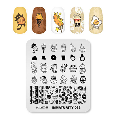 1PC Placă de ștanțare a unghiilor Decorare artistică cu ștanțare cu gel UV pentru ștanțare Apăsați pe vârfurile unghiilor Manichiură Instrument de bricolaj pentru salon