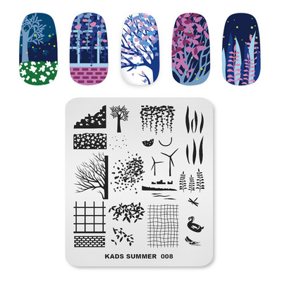 1PC Placă de ștanțare a unghiilor Decorare artistică cu ștanțare cu gel UV pentru ștanțare Apăsați pe vârfurile unghiilor Manichiură Instrument de bricolaj pentru salon