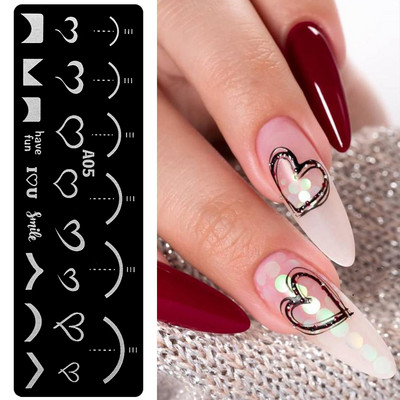 Leoparda nagu apzīmogošanas plāksne Marmors, ziedošs franču līnijas dzīvnieku ādas attēls nagu zīmoga veidne UV gēla lakas apdrukas plāksnes rīki