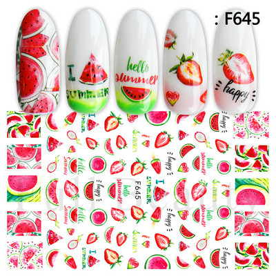 Pūķa čūskas uzlīmes nagiem 3D melns gotikas stils pašlīmējošs slīdnis Ķīniešu nagi mākslas dekorācijas uzlīmes Aptinumi CHEB145-152