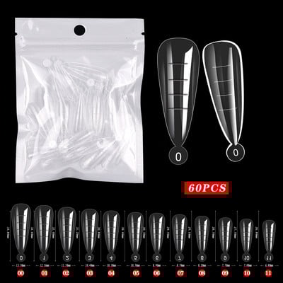 12gab Dual Nagu Forms Viltus padomi želejveida pieaudzēšanai Quick Building French Nails Form Mīkstie silikona spilventiņi Manikīra instrumenti