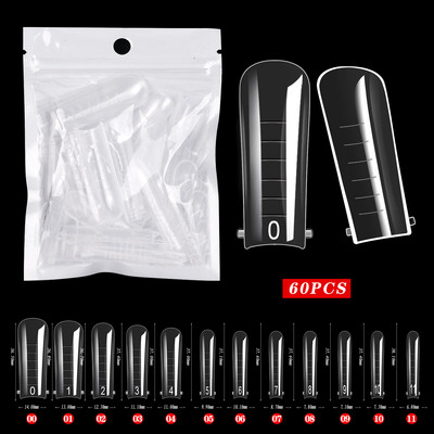 12gab Dual Nagu Forms Viltus padomi želejveida pieaudzēšanai Quick Building French Nails Form Mīkstie silikona spilventiņi Manikīra instrumenti