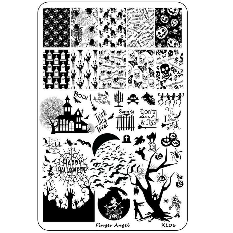 Ploča za utiskivanje noktiju super velike veličine 14,5 × 9,5 cm, francuska pločica za utiskivanje noktiju Flower Wave Nail Art Film Šablone Slika Dizajn noktiju ￥*