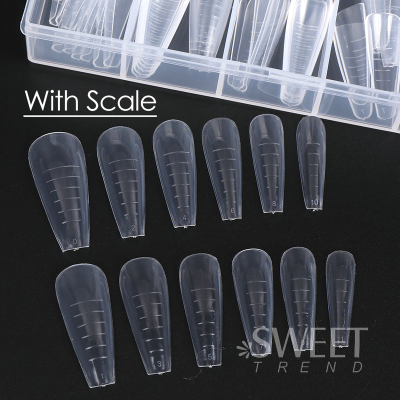 120 tk Kirstu tilga kuju ehitav hallituse küünte pikendamise näpunäited Prantsuse vormid Skulptuurne täiskattega võltssõrme geel maniküüri tööriistad JIV77