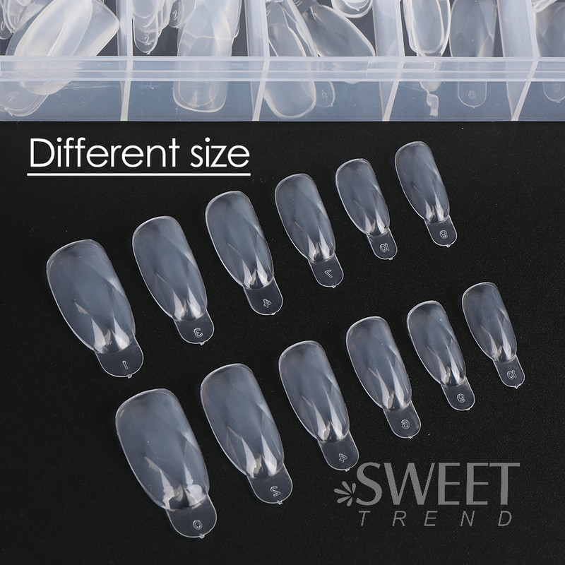 120 tk Kirstu tilga kuju ehitav hallituse küünte pikendamise näpunäited Prantsuse vormid Skulptuurne täiskattega võltssõrme geel maniküüri tööriistad JIV77