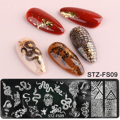 Doska na razenie nechtov s láskou a srdcom, vlnovkou, ružovým bozkom, anglickými znakmi, šablónami pečiatok na zdobenie nechtov na Valentína