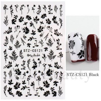 Trake s grafitima Naljepnica za nokte Rose Gold Apstraktna moda 3D klizač za manikuru Lak za tetovaže Ukrasi za nokte LASTZSJ007