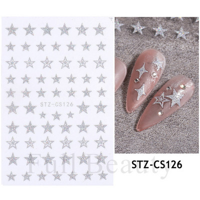 Trake s grafitima Naljepnica za nokte Rose Gold Apstraktna moda 3D klizač za manikuru Lak za tetovaže Ukrasi za nokte LASTZSJ007