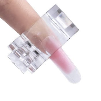 5 бр. Щипка за връхчета на ноктите, щипки за нокти с гел Удължител за пръсти UV LED щипка