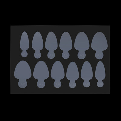 24gab Duet System Dual Forms Nagu uzlīme Franču silikona veidne nagiem Inner Pad Line Guide lente Atkārtoti lietojami celtniecības instrumenti