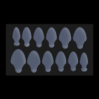 24gab Duet System Dual Forms Nagu uzlīme Franču silikona veidne nagiem Inner Pad Line Guide lente Atkārtoti lietojami celtniecības instrumenti