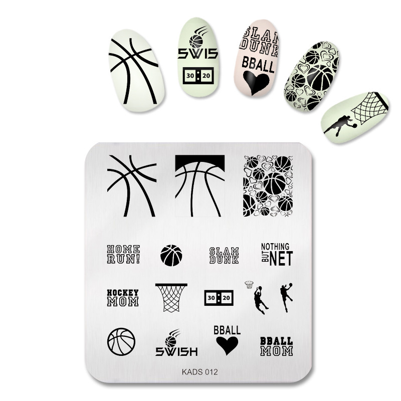 KADS pečat za nokte Cvijeće Pločice za žigosanje noktiju Alati za šablone za pečate od nehrđajućeg čelika za pečate sa slikama za nokte