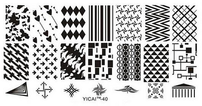 Čipkované doštičky na pečiatkovanie nechtov s geometrickými vzormi kvetov, listov, mačky a vtákov, šablóny na pečiatkovanie na nechty, šablóny na potlač lakov, nástroje na manikúru