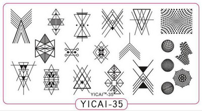 Čipkované doštičky na pečiatkovanie nechtov s geometrickými vzormi kvetov, listov, mačky a vtákov, šablóny na pečiatkovanie na nechty, šablóny na potlač lakov, nástroje na manikúru