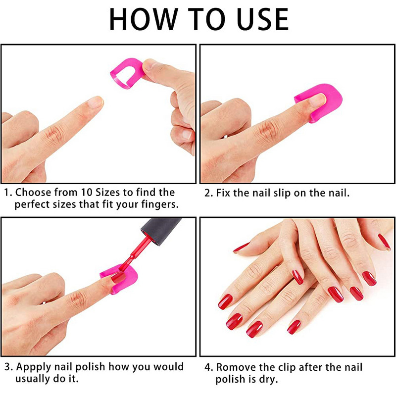 26 kom. Plastični štitnik za lak za nokte za prste U zakrivljeni francuski naljepnice Šablone za višekratnu upotrebu Mekane navlake za nokte Alati