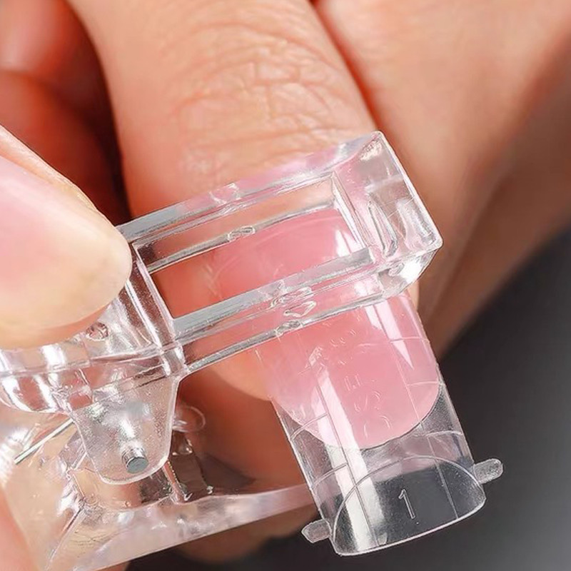 5/10 buc. Clip de unghii acrilic Gel transparent Sfaturi de construcție rapidă Agrafe Extensie lac de unghii Lămpi UV Instrumente de artă pentru manichiură
