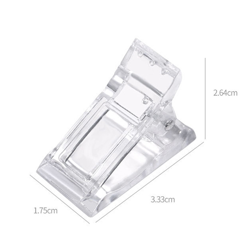 5/10 buc. Clip de unghii acrilic Gel transparent Sfaturi de construcție rapidă Agrafe Extensie lac de unghii Lămpi UV Instrumente de artă pentru manichiură