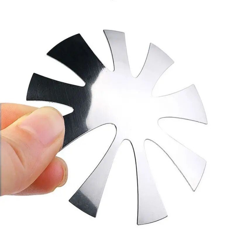 Instrument pentru arta unghiilor Nou instrument francez de plastic din oțel cristal pentru fabricarea unghiilor șablon în formă de V din oțel inoxidabil Instrument de extensie pentru arta unghiilor