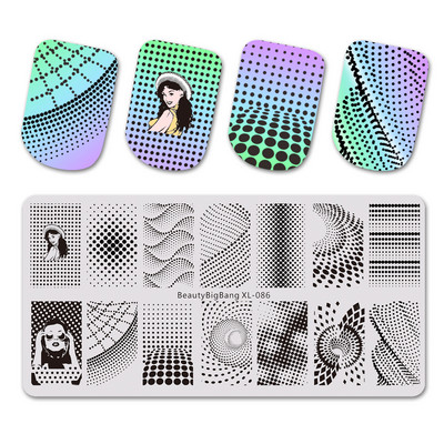 Skaistumkopšanas Lielā sprādziena štancēšanas plāksnes Pelējuma sirds pienenes tauriņš ziedu stila attēls nerūsējošā tērauda trafarets nagu mākslas veidne