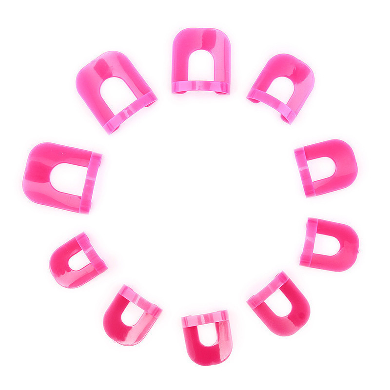 26 kom/set 10 veličina G krivulja u obliku laka štitnik za nokte štitnik za prste navlaka za prste francuske naljepnice otporne na prolijevanje manikura alati za nail art