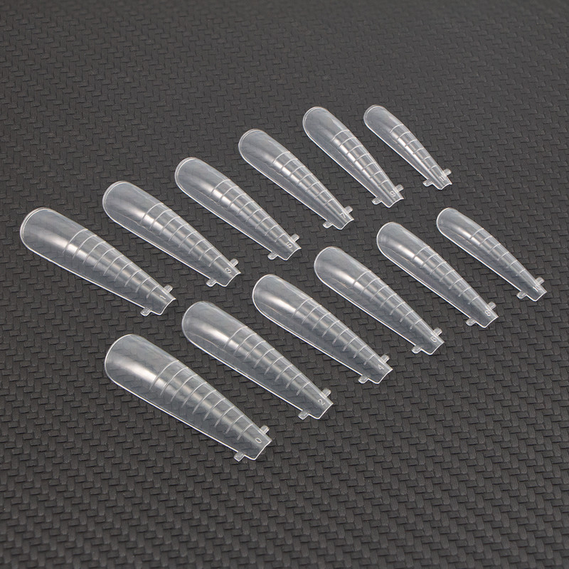 120gab XXL zārka nagu formas UV gēla augšējās veidnes nagu ātrai pagarināšanai veidņu dubultās formas viltus nagiem plastmasas celtniecības želejas forma