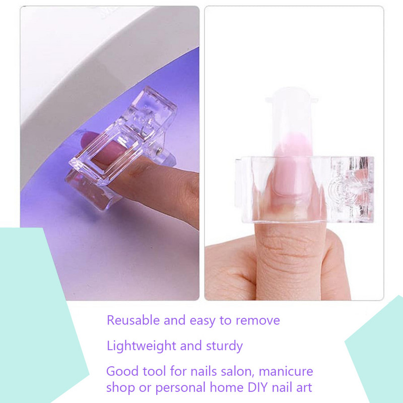 5gab. Nagu mākslas veidošanas klipši, nagu formas veidņu fiksācijas klipši nagu uzgaļu pieaudzēšanai Ātrās celtniecības instrumenti