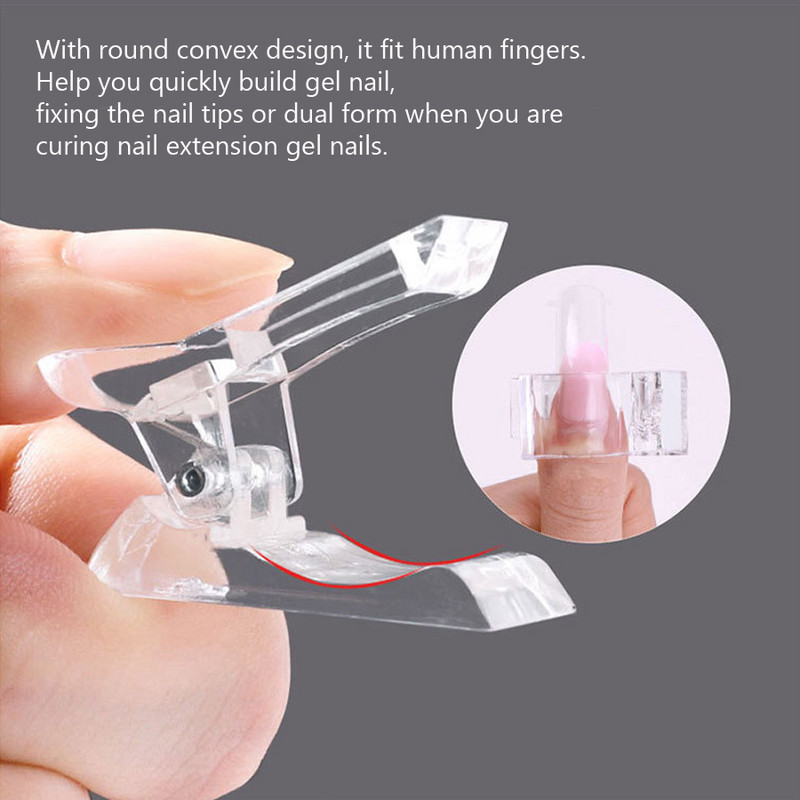 5gab. Nagu mākslas veidošanas klipši, nagu formas veidņu fiksācijas klipši nagu uzgaļu pieaudzēšanai Ātrās celtniecības instrumenti