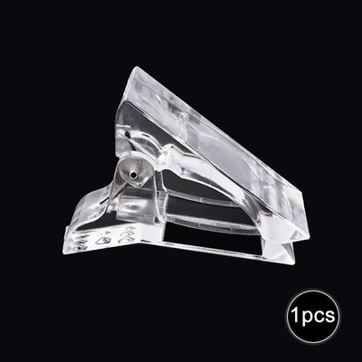 Plastmasas fiksēts klipsis poli nagu želejas mākslas instrumentiem nagu formas uzgaļi pagarinājuma veidotāja skava