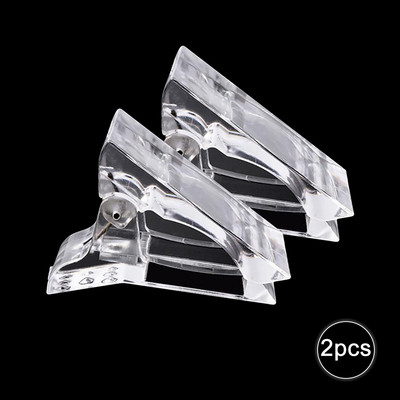 Plastmasas fiksēts klipsis poli nagu želejas mākslas instrumentiem nagu formas uzgaļi pagarinājuma veidotāja skava