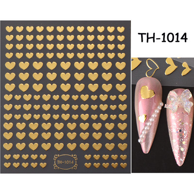 Autocolante argintii metalice pentru arta unghiilor 3D Star Moon Pegasus Glisor auto-adeziv Soarele cu model abstract Decalcomanii Decorarea unghiilor Manichiura