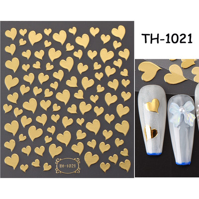 Autocolante argintii metalice pentru arta unghiilor 3D Star Moon Pegasus Glisor auto-adeziv Soarele cu model abstract Decalcomanii Decorarea unghiilor Manichiura