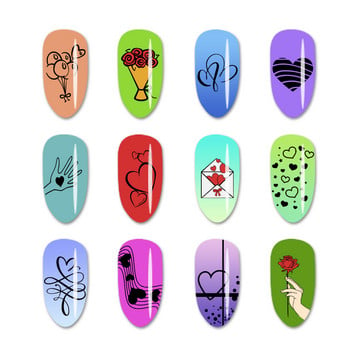 BeautyBigBang 2023 Πλάκες σφράγισης νυχιών για την Ημέρα του Αγίου Βαλεντίνου Θέμα Rose Flower Love Πρότυπα Nail Art Εργαλεία για στένσιλ για το σχεδιασμό νυχιών