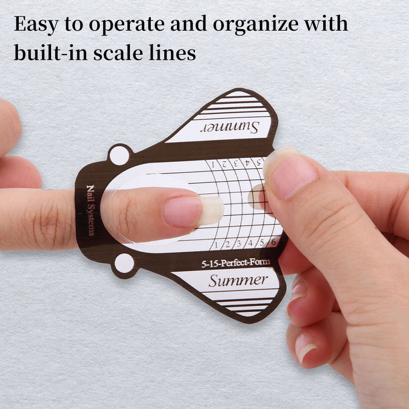 100 komada plastični držač za papir Šablone za nokte Sklopivi film za proširenje u obliku pčele UV samoljepljive šablone za početnike Alat za njegu noktiju