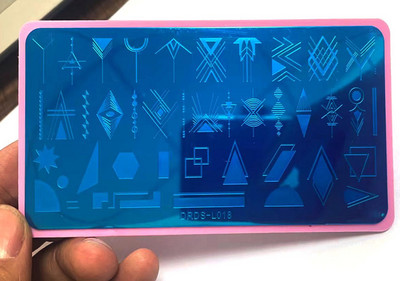 Snake Leopard Nagu apzīmogošanas plāksne angļu burtu Mīlestība Sirds Lapas Ziedi Dizains Apdrukas plāksnes Naglas Māksla Trafarets Zīmoga rīki