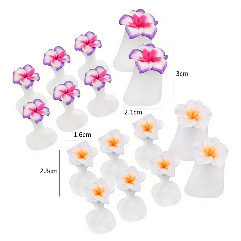 8Gb Mīksts, mīksts silikona purngalu atdalītājs nagu lakai, kāju starpliku komplekts kājām Uzklājiet nagu laku pedikīra laikā