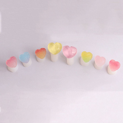 Separator de degete din silicon moale, 8 buc. Cristal, culoarea bomboanei, modelare flori, separator pentru degete, manichiură, pedichiură, instrumente pentru arta unghiilor